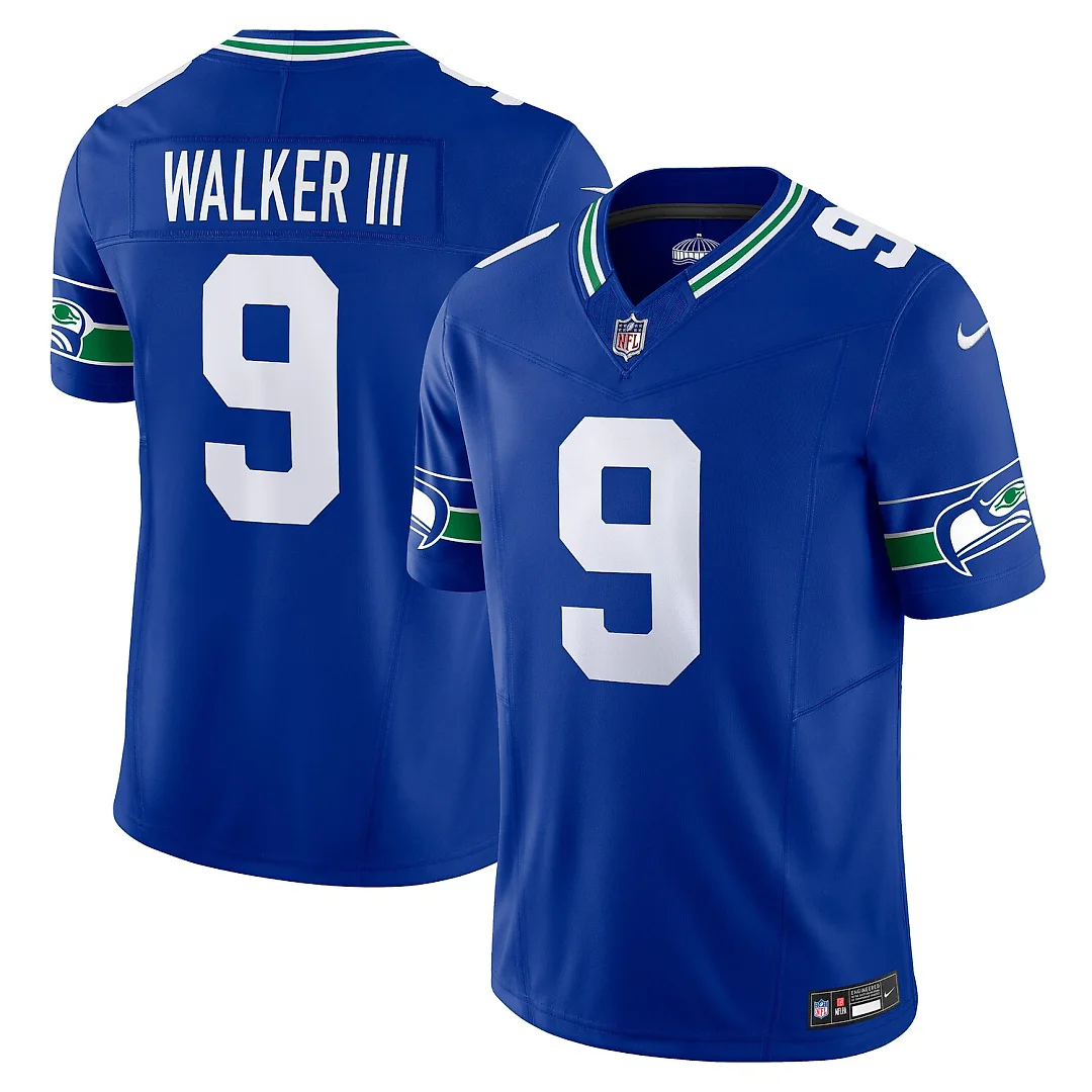 Zennovawear Kenneth Walker III Seattle Seahawks Vapor FUSE. Limited Jersey - Royal