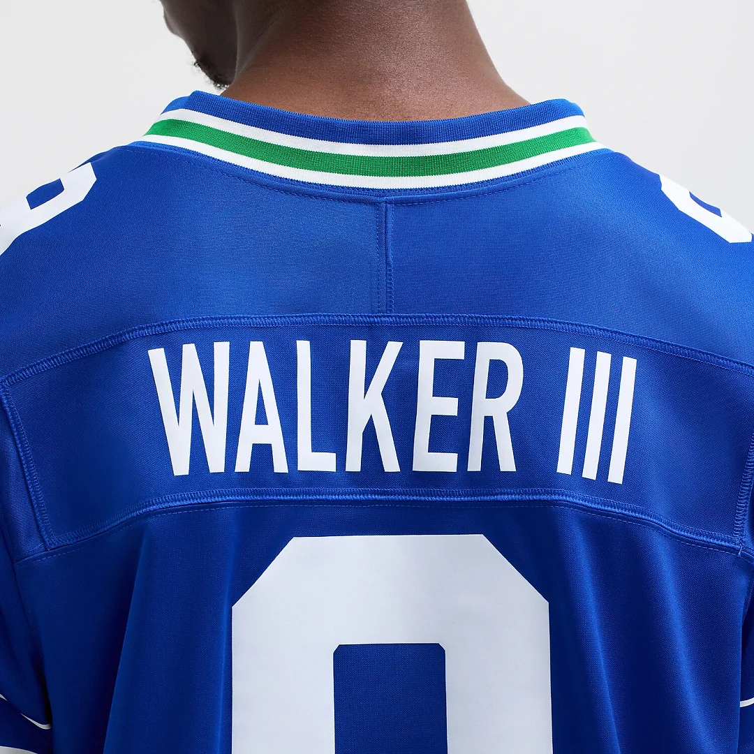 Zennovawear Kenneth Walker III Seattle Seahawks Vapor FUSE. Limited Jersey - Royal