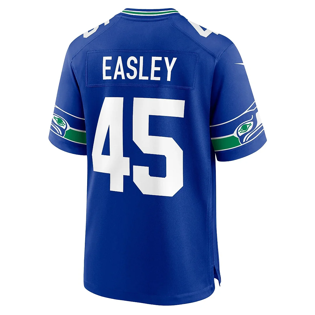 Zennovawear Kenny Easley Seattle Seahawks Retired Player Alternate Game Jersey - Royal