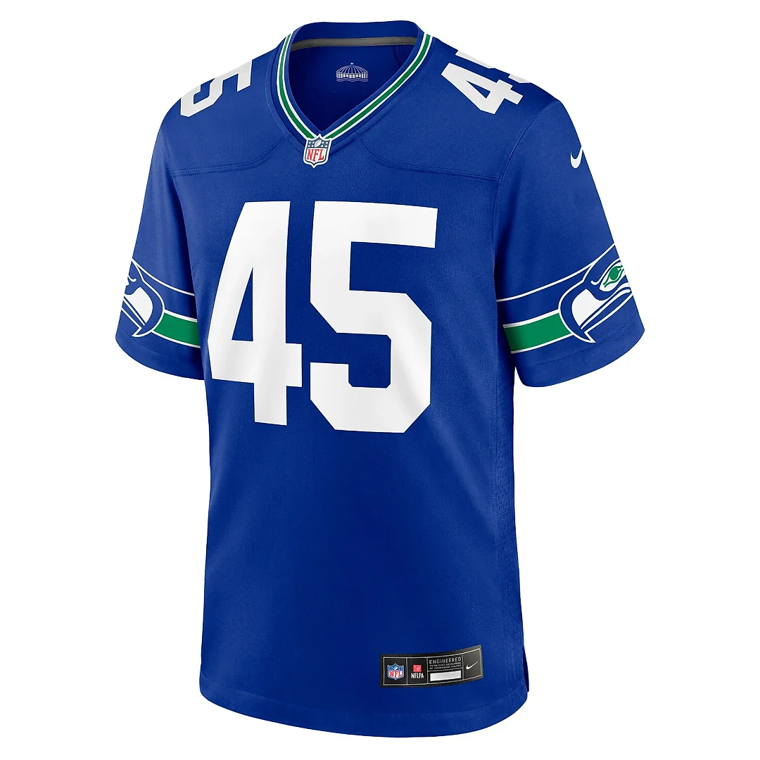 Zennovawear Kenny Easley Seattle Seahawks Retired Player Alternate Game Jersey - Royal