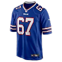 Zennovawear Kent Hull Buffalo Bills Game Retired Player Jersey - Royal