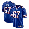 Zennovawear Kent Hull Buffalo Bills Game Retired Player Jersey - Royal