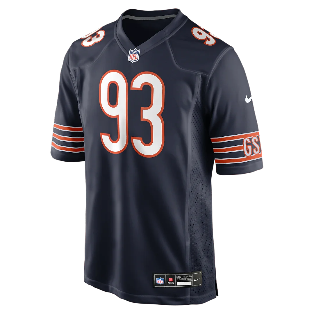 Zennovawear Kentavius Street Chicago Bears Team Game Jersey - Navy