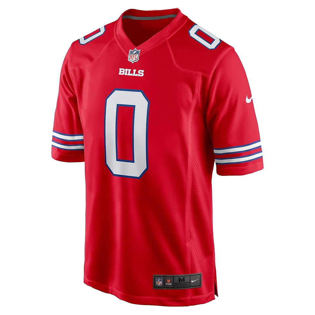 Zennovawear Keon Coleman Buffalo Bills Alternate Game Jersey - Red