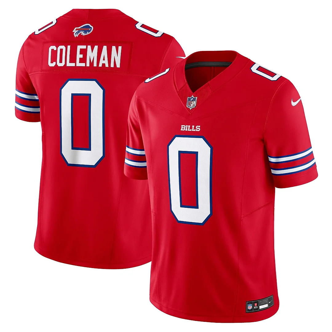 Zennovawear Keon Coleman Buffalo Bills Alternate Vapor FUSE. Limited Jersey - Red