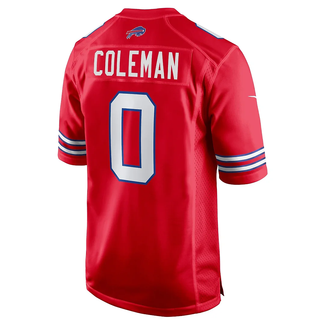 Zennovawear Keon Coleman Buffalo Bills Alternate Game Jersey - Red