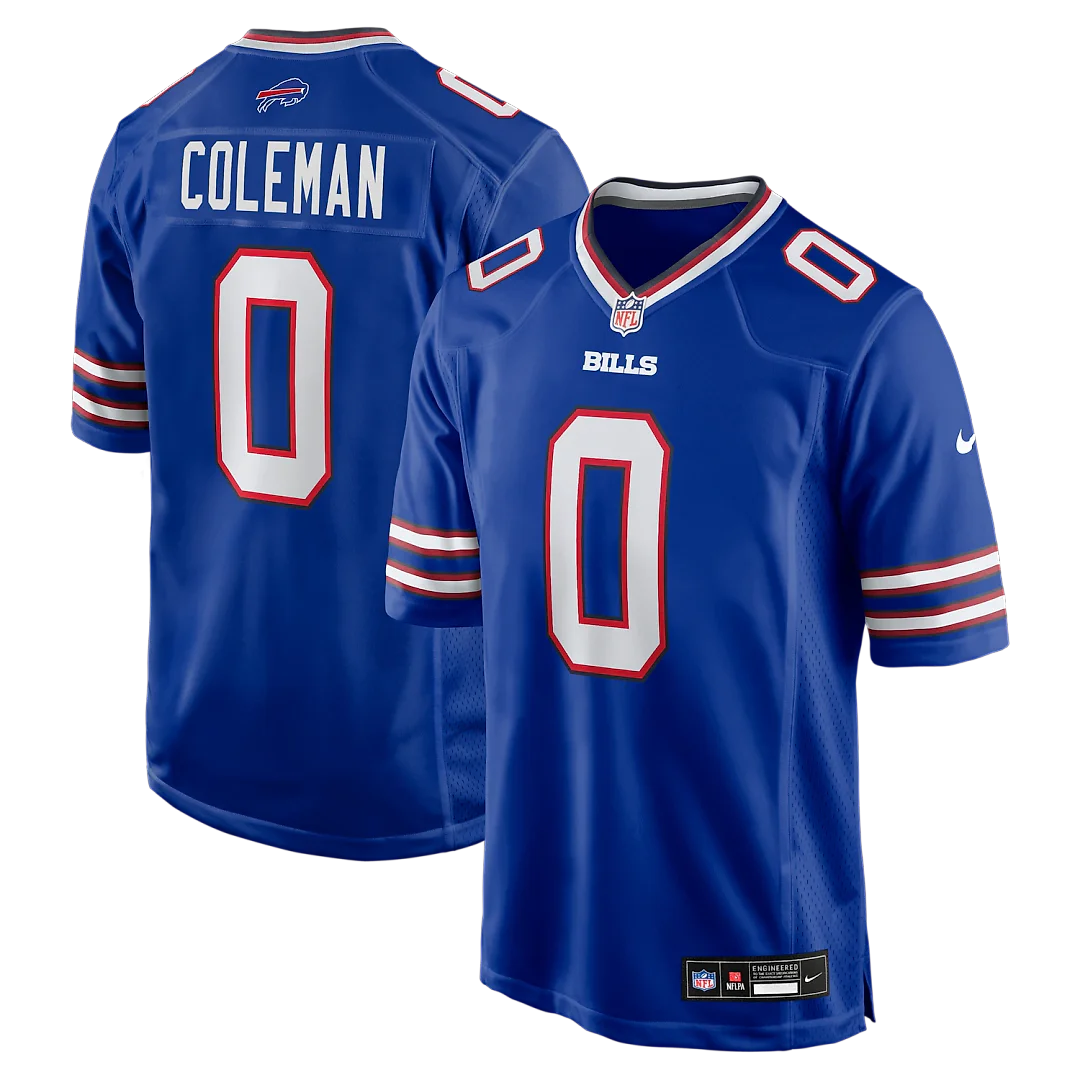 Zennovawear Keon Coleman Buffalo Bills Player Game Jersey - Royal