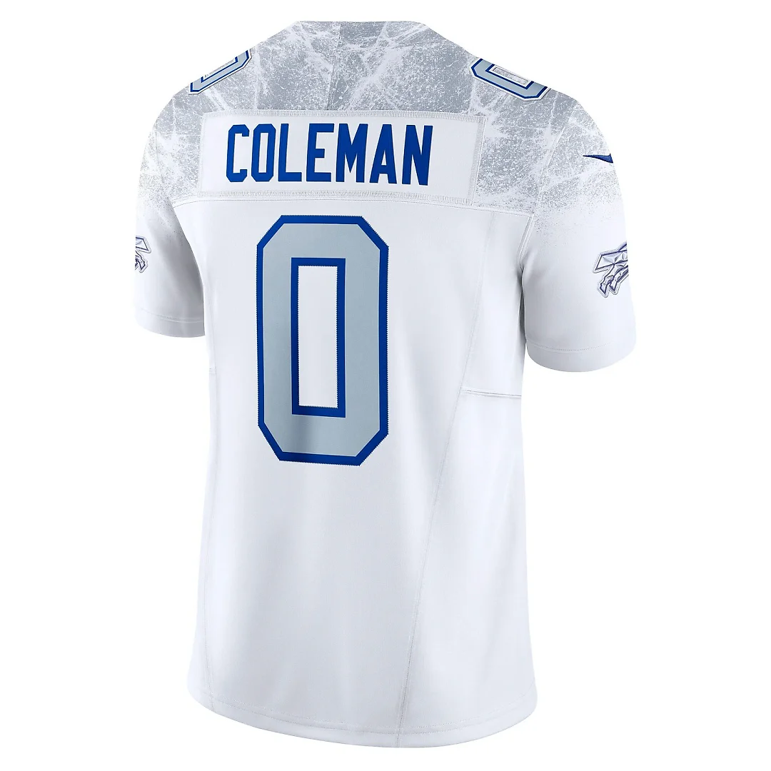 Zennovawear Keon Coleman Buffalo Bills 2025 Rivalries Collection Stitched Limited Jersey - White