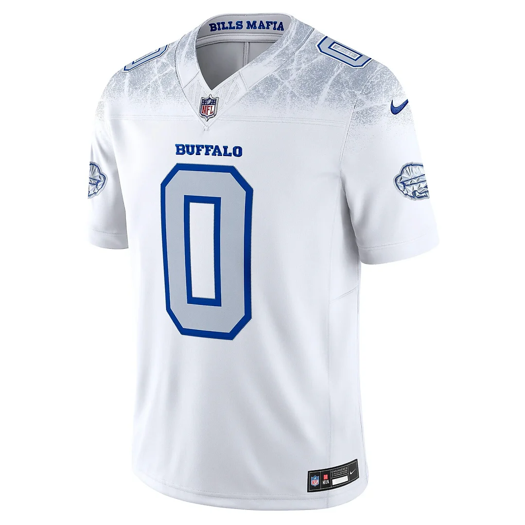 Zennovawear Keon Coleman Buffalo Bills 2025 Rivalries Collection Stitched Limited Jersey - White