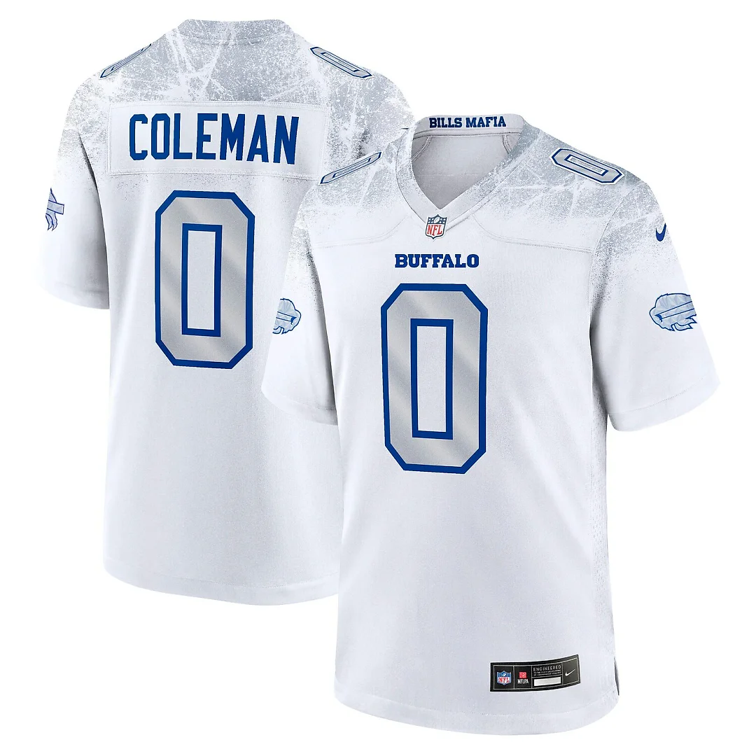 Zennovawear Keon Coleman Buffalo Bills 2025 Rivalries Collection Game Jersey - White