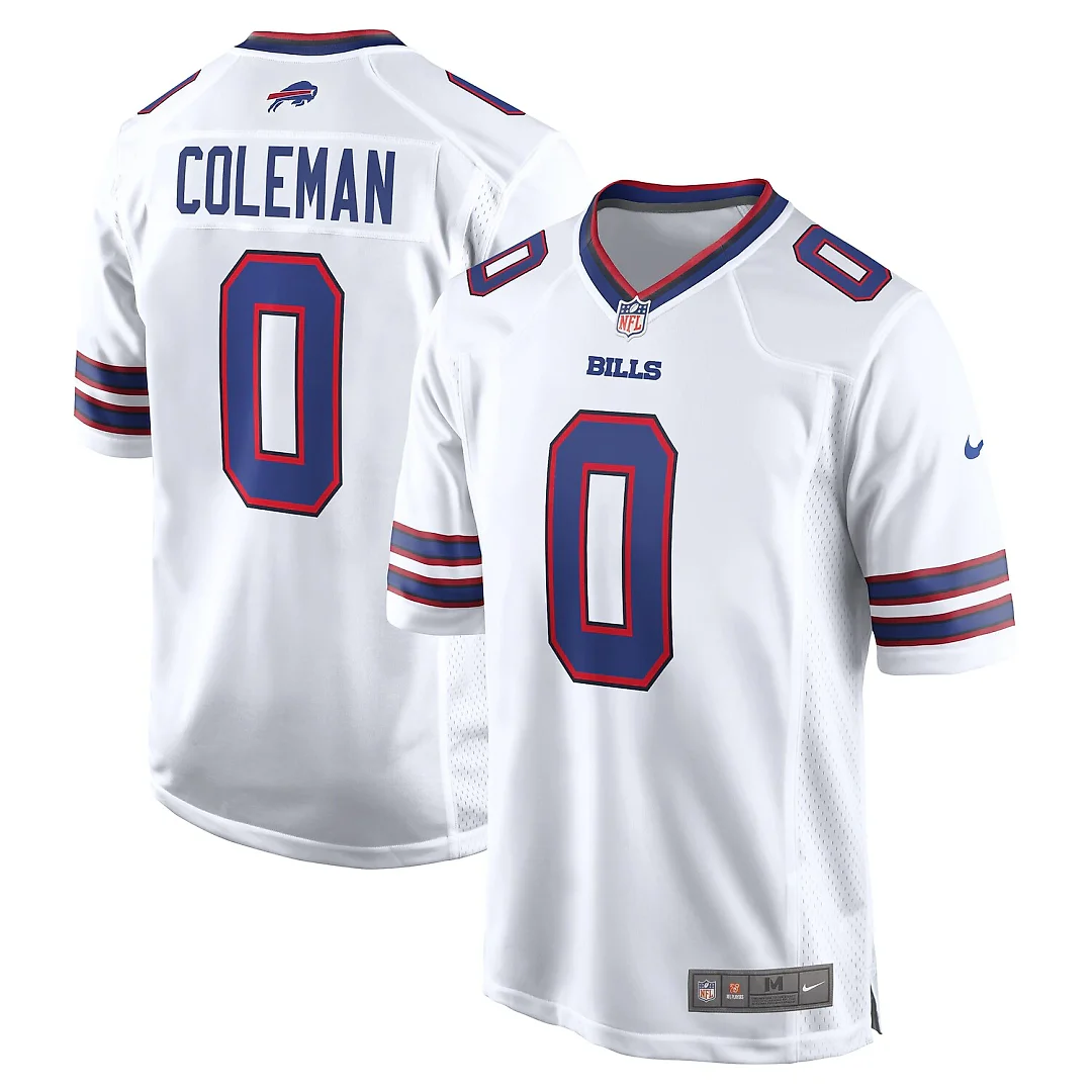 Zennovawear Keon Coleman Buffalo Bills Game Jersey - White