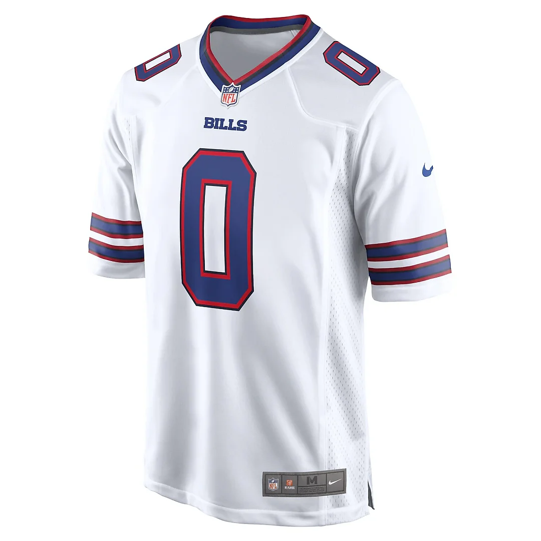 Zennovawear Keon Coleman Buffalo Bills Game Jersey - White