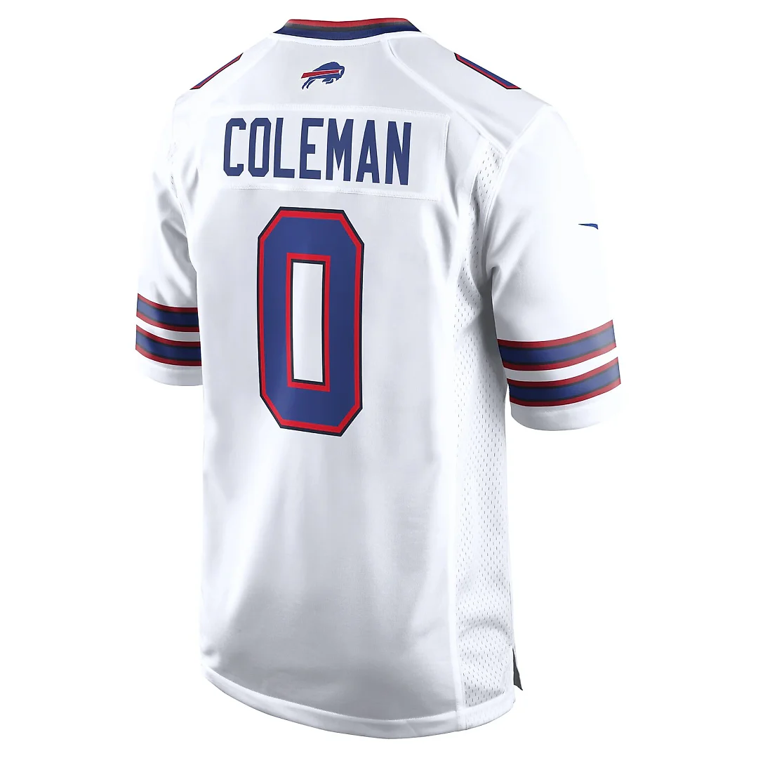 Zennovawear Keon Coleman Buffalo Bills Game Jersey - White