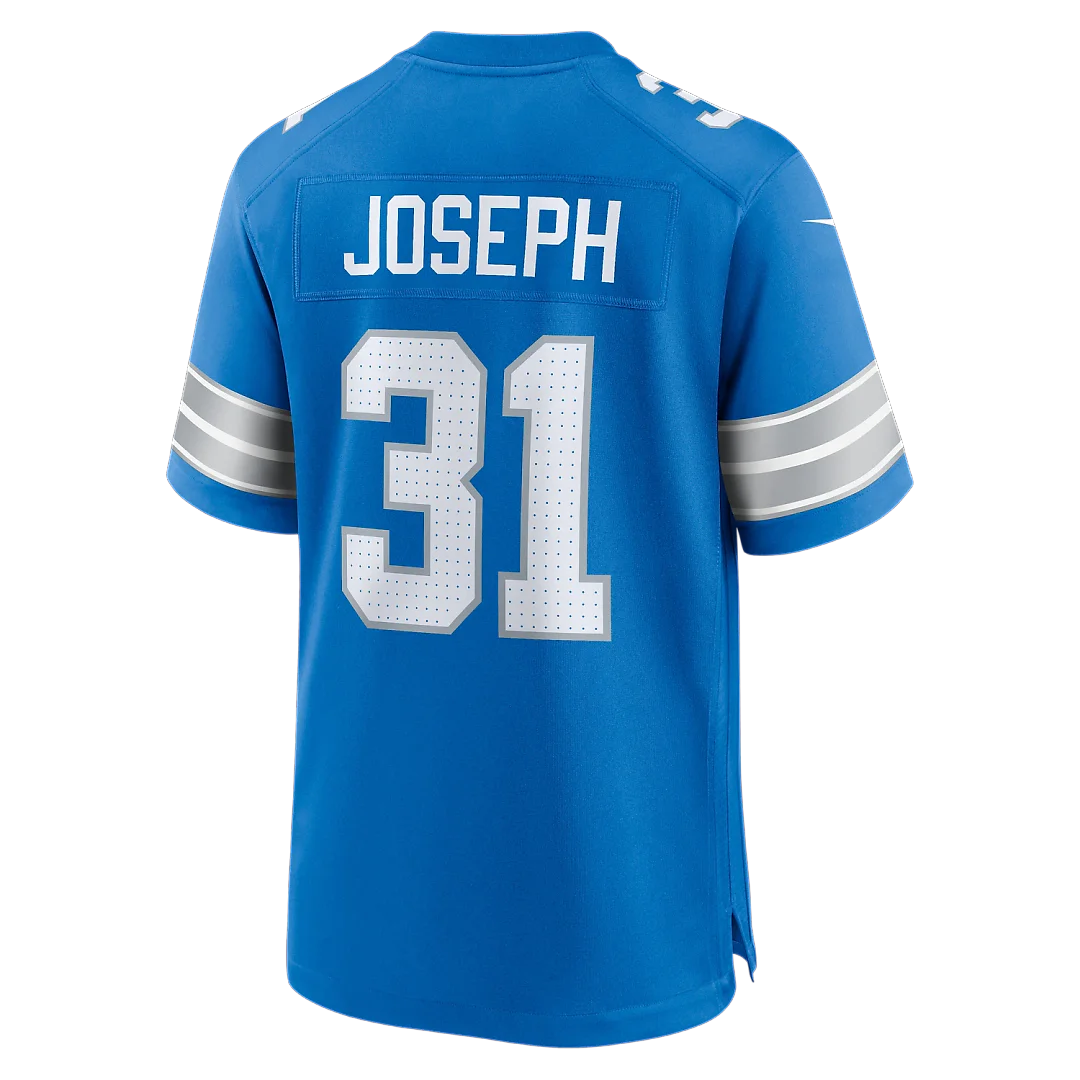 Zennovawear Kerby Joseph Detroit Lions Team Game Jersey - Blue