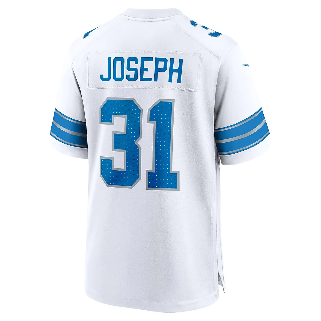 Zennovawear Kerby Joseph Detroit Lions Game Jersey - White