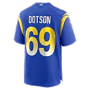 Zennovawear Kevin Dotson Los Angeles Rams Game Jersey - Royal