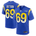 Zennovawear Kevin Dotson Los Angeles Rams Game Jersey - Royal