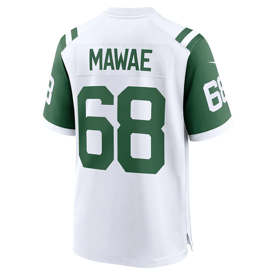 Zennovawear Kevin Mawae New York Jets Retired Player Alternate Game Jersey - White