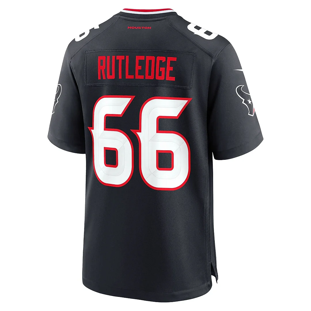 Zennovawear Keylan Rutledge Houston Texans 2026 NFL Draft First Round Pick No. 26 Team Game Jersey - Navy