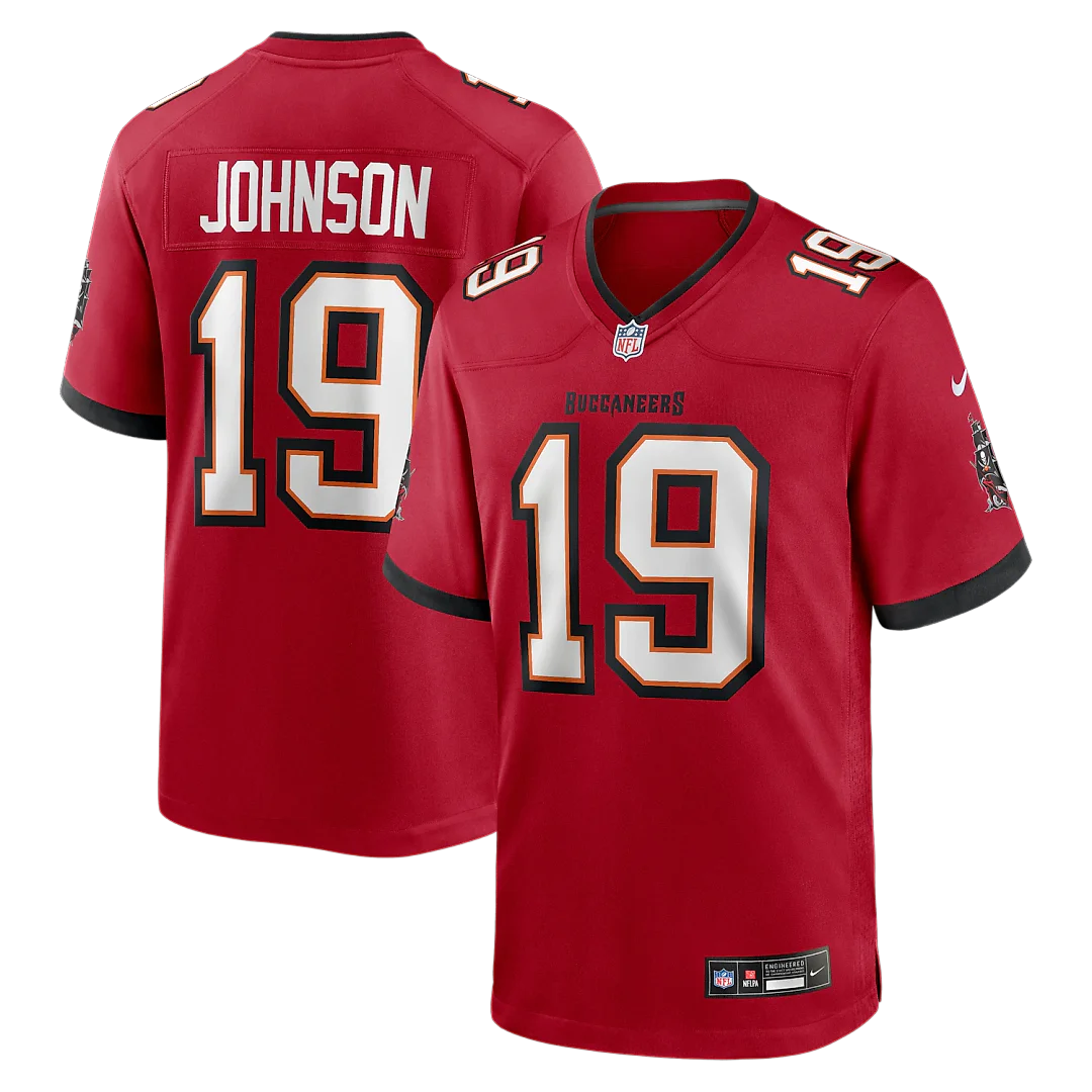 Zennovawear Keyshawn Johnson Tampa Bay Buccaneers Game Retired Player Jersey - Red