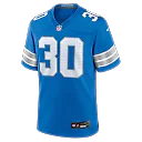 Zennovawear Khalil Dorsey Detroit Lions Team Game Jersey - Blue