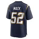 Zennovawear Khalil Mack Los Angeles Chargers Alternate Super Chargers Game Player Jersey - Navy