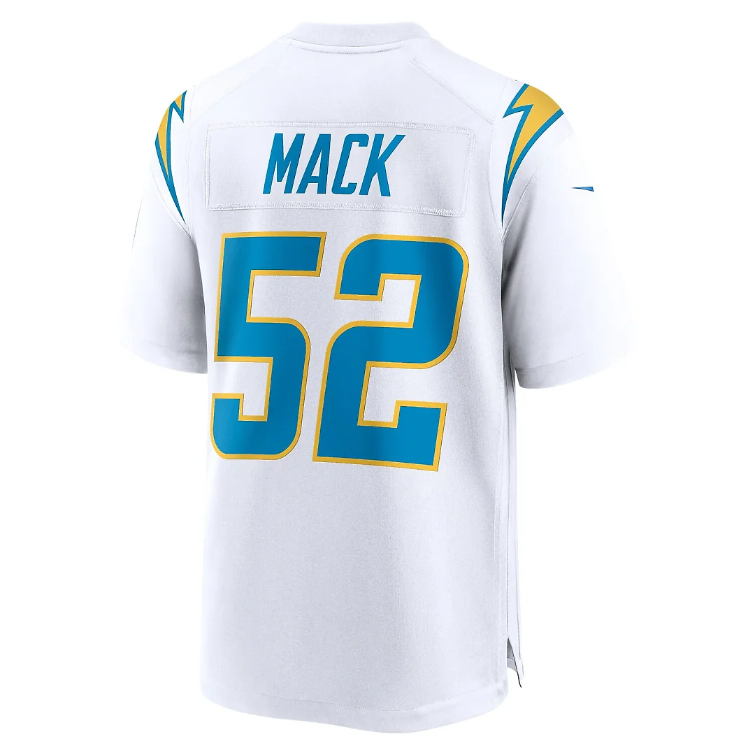 Zennovawear Khalil Mack Los Angeles Chargers Game Jersey - White