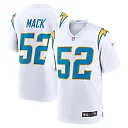 Zennovawear Khalil Mack Los Angeles Chargers Game Jersey - White