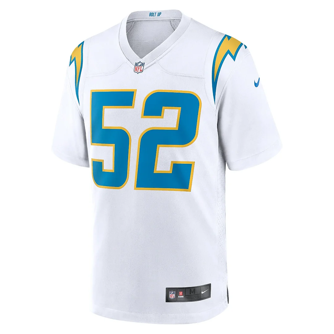 Zennovawear Khalil Mack Los Angeles Chargers Game Jersey - White