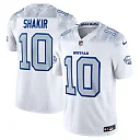 Zennovawear Khalil Shakir Buffalo Bills 2025 Rivalries Collection Stitched Limited Jersey - White