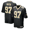 Zennovawear Khristian Boyd New Orleans Saints Game Jersey - Black