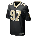 Zennovawear Khristian Boyd New Orleans Saints Game Jersey - Black