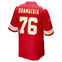 Zennovawear Kingsley Suamataia Kansas City Chiefs Game Jersey - Red
