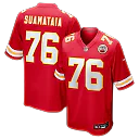 Zennovawear Kingsley Suamataia Kansas City Chiefs Game Jersey - Red
