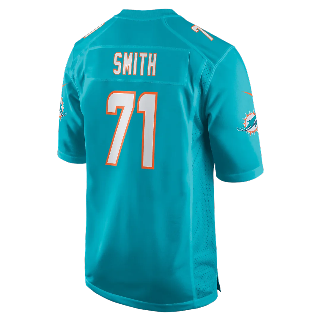 Zennovawear Kion Smith Miami Dolphins Game Jersey - Aqua