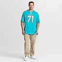 Zennovawear Kion Smith Miami Dolphins Game Jersey - Aqua