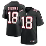 Zennovawear Kirk Cousins Atlanta Falcons Alternate Game Player Jersey - Black