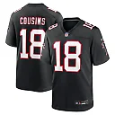 Zennovawear Kirk Cousins Atlanta Falcons Alternate Game Player Jersey - Black