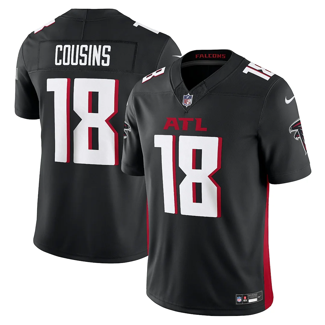 Zennovawear Kirk Cousins Atlanta Falcons Vapor FUSE. Limited Jersey - Black