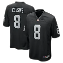Zennovawear Kirk Cousins Las Vegas Raiders Team Game Jersey - Black