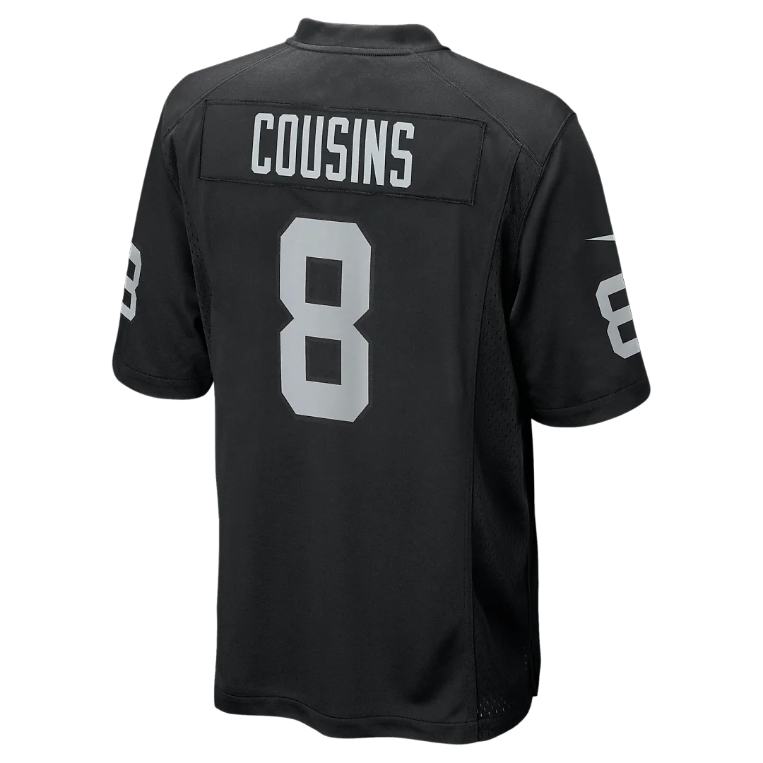 Zennovawear Kirk Cousins Las Vegas Raiders Team Game Jersey - Black