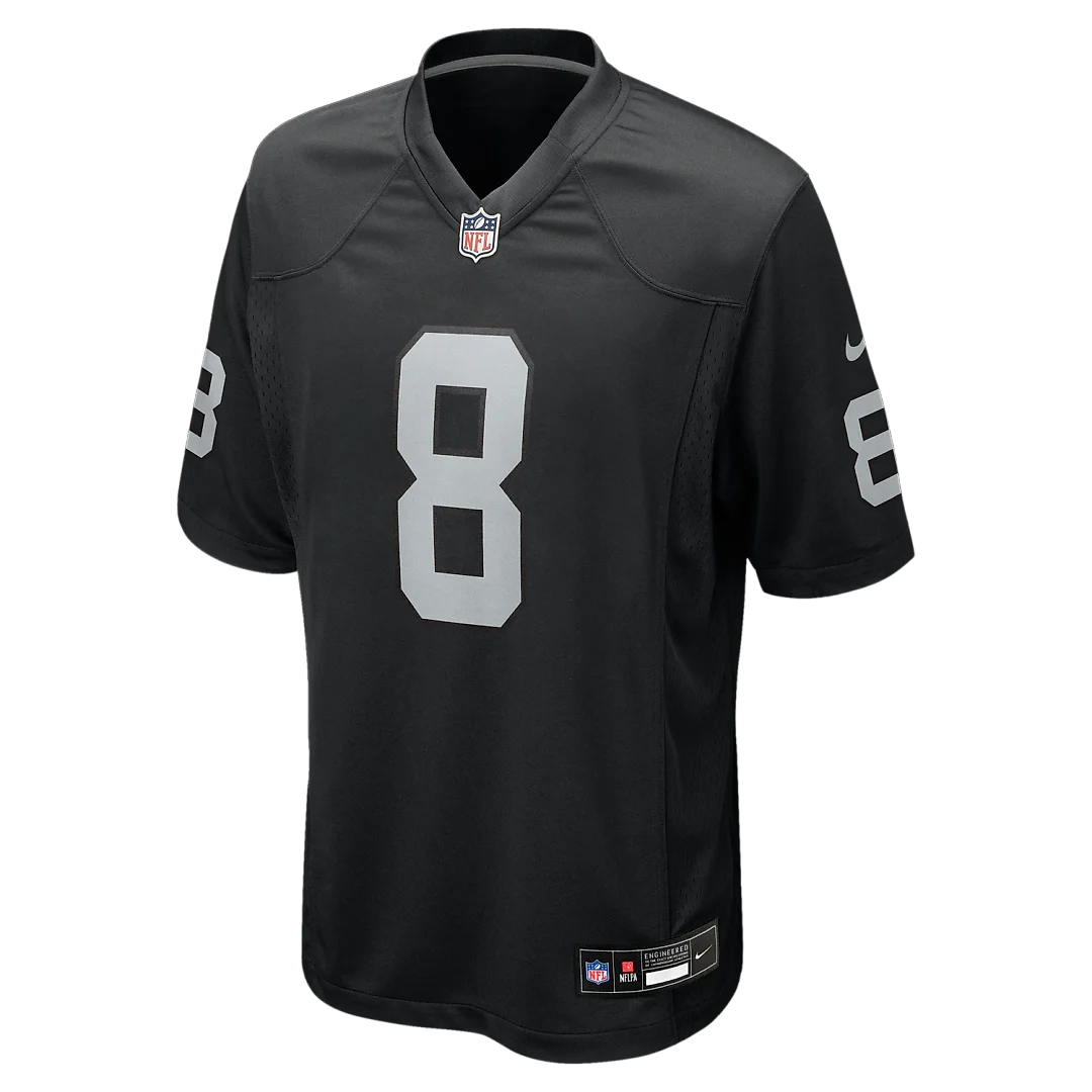 Zennovawear Kirk Cousins Las Vegas Raiders Team Game Jersey - Black