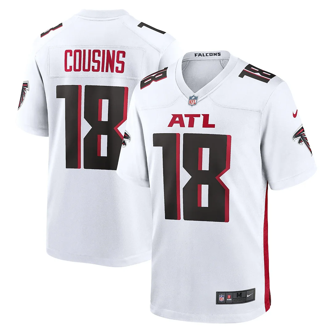 Zennovawear Kirk Cousins Atlanta Falcons Game Player Jersey - White