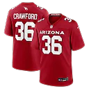Zennovawear Kitan Crawford Arizona Cardinals Team Game Jersey - Cardinal