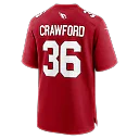 Zennovawear Kitan Crawford Arizona Cardinals Team Game Jersey - Cardinal