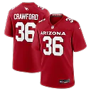 Zennovawear Kitan Crawford Arizona Cardinals Team Game Jersey - Cardinal