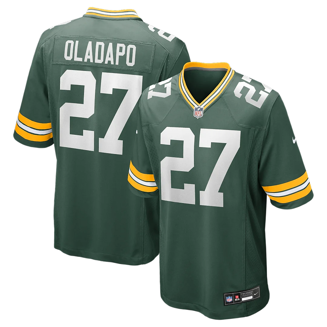 Zennovawear Kitan Oladapo Green Bay Packers Game Jersey - Green