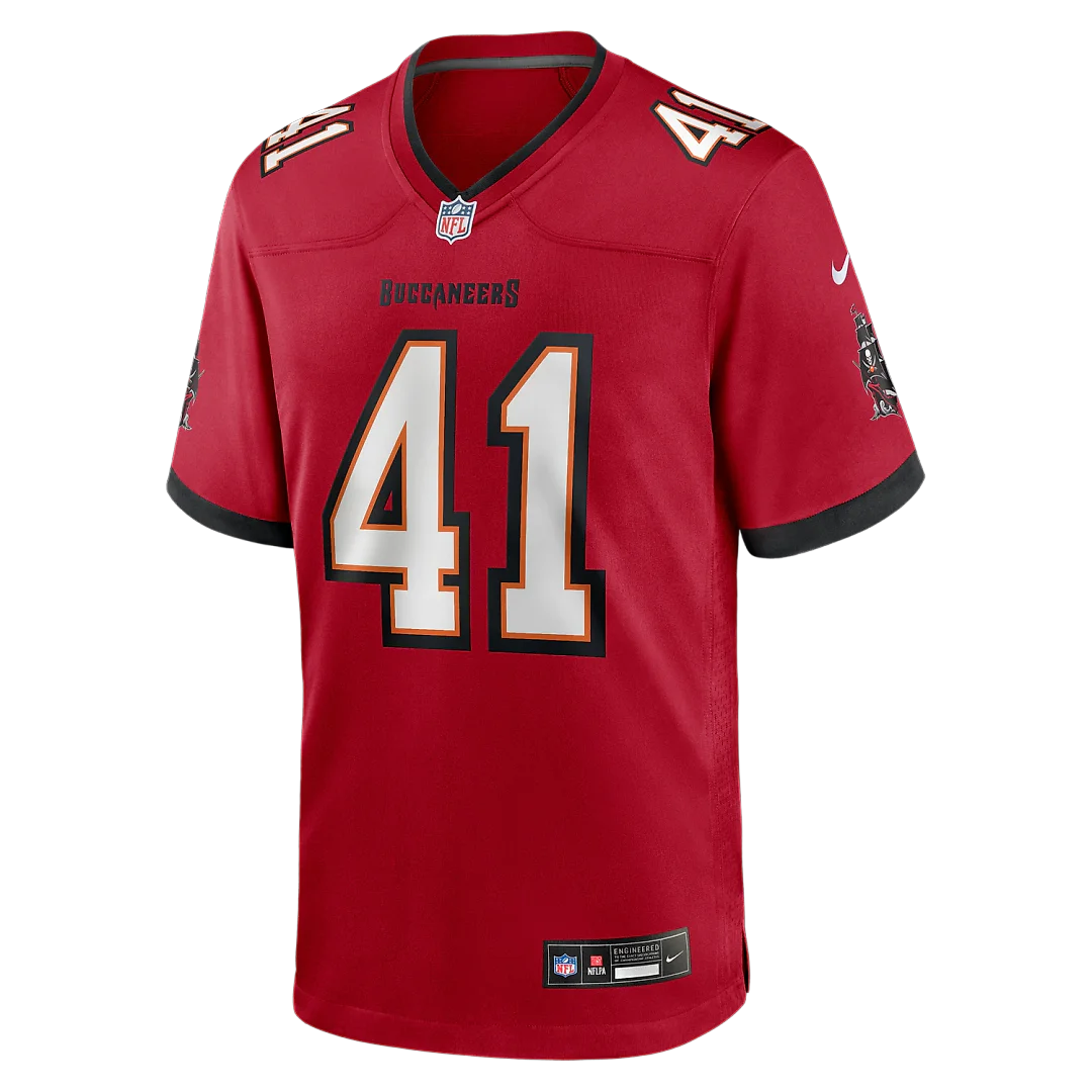 Zennovawear Ko Kieft Tampa Bay Buccaneers Game Player Jersey - Red