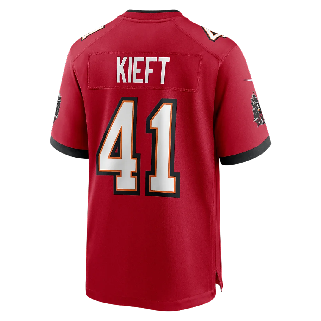 Zennovawear Ko Kieft Tampa Bay Buccaneers Game Player Jersey - Red