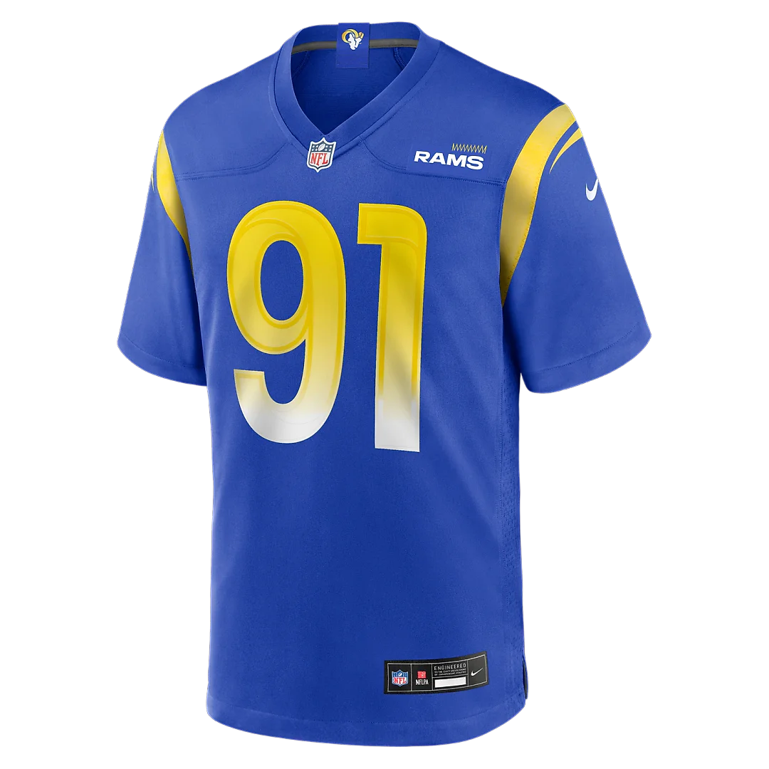 Zennovawear Kobie Turner Los Angeles Rams Home Game Jersey - Royal